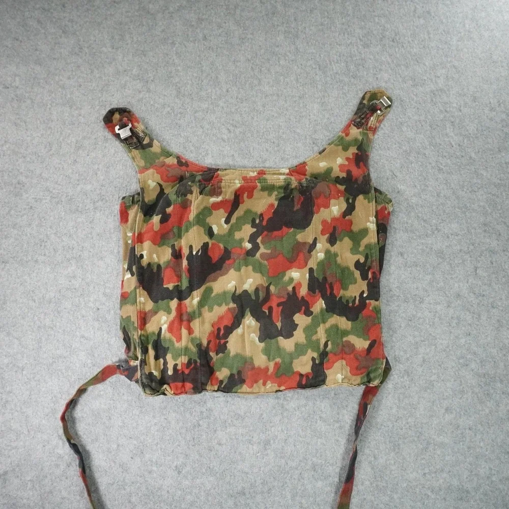 Swiss Army M70 Alpenflage Combat Pack Backpack Coat Jacket Attachment Distressed